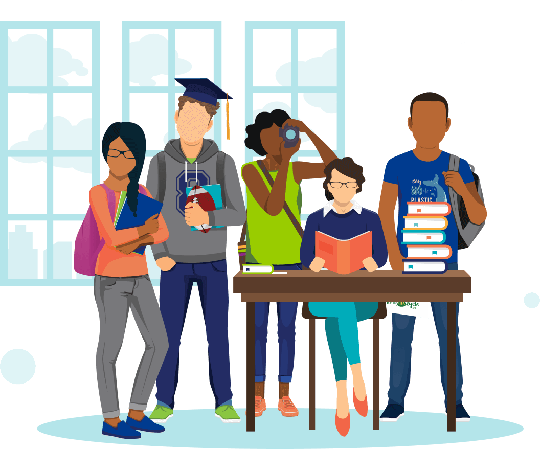 Group of students