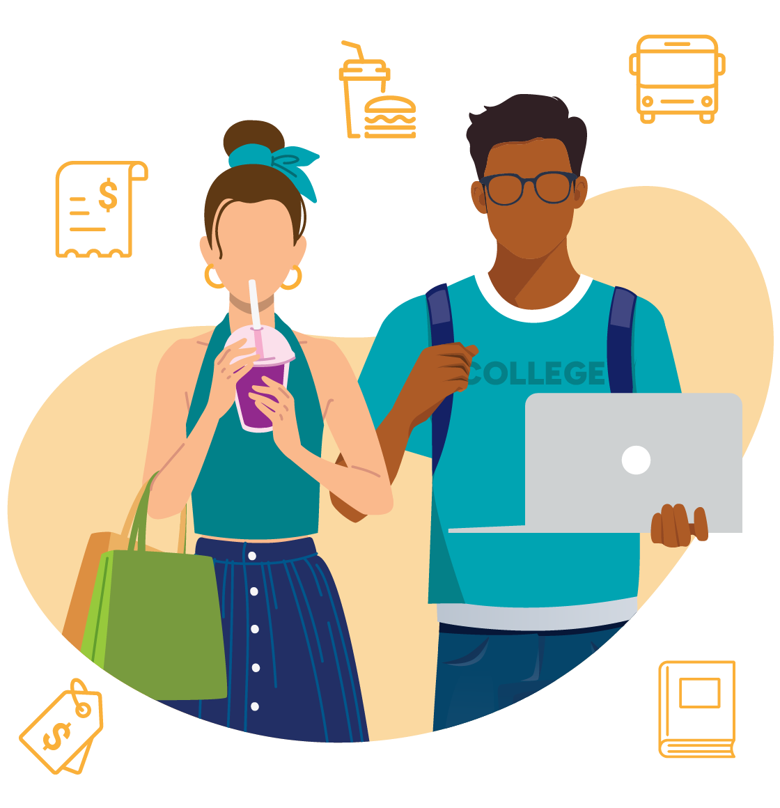 Two college students