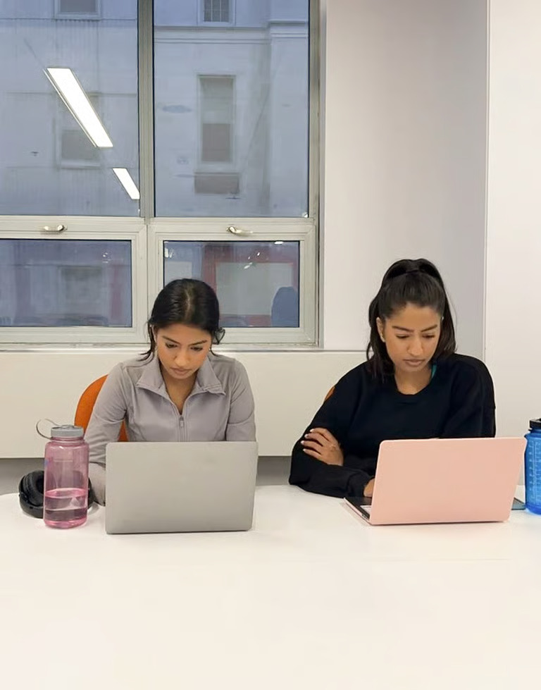 Nanji Twins Studying