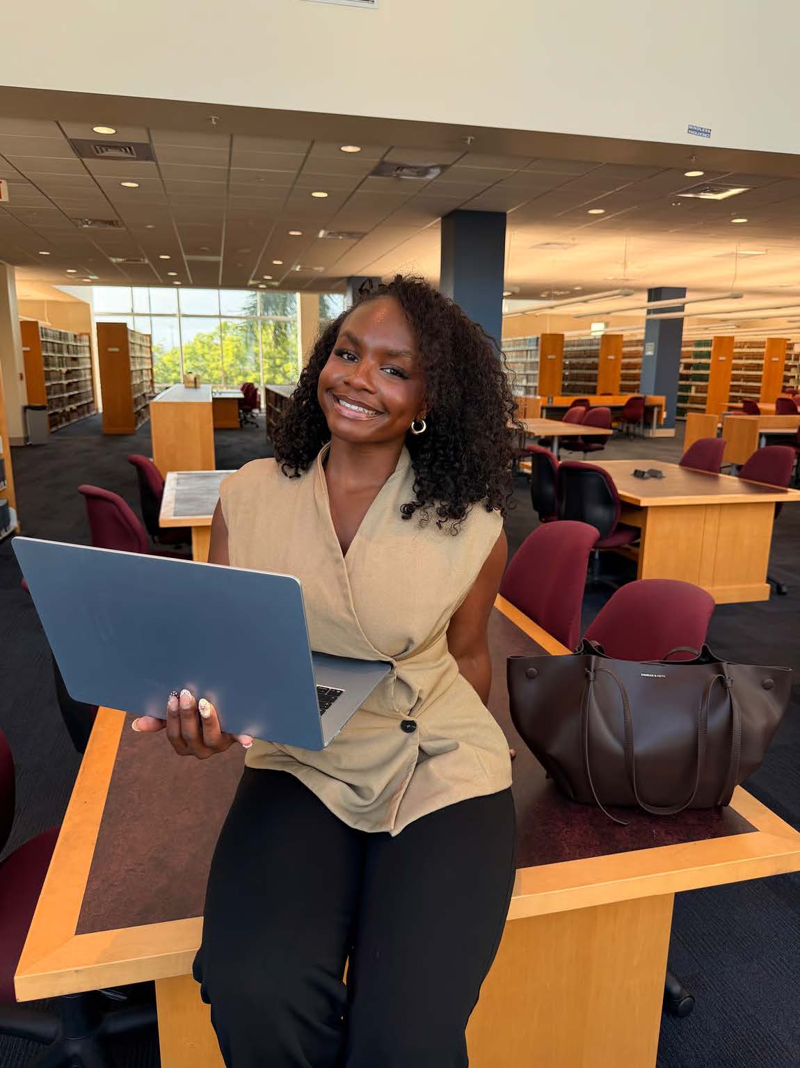 Ruby Jade at the library